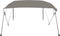 vidaXL - Biminitop - 4 - bogen - 243x180x137 - cm - grijs