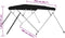 vidaXL - Biminitop - 4 - bogen - 243x180x137 - cm - zwart