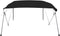 vidaXL - Biminitop - 4 - bogen - 243x180x137 - cm - zwart