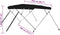 vidaXL - Biminitop - 4 - bogen - 243x196x137 - cm - zwart