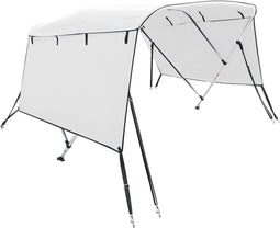 vidaXL - Biminitop - 4 - bogen - met - zijwanden - 243x(185-198)x137 - cm