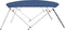 vidaXL - Biminitop - 4-boogs - 243x(230-244)x137 - cm - marineblauw