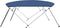 vidaXL - Biminitop - 4-boogs - 243x(230-244)x137 - cm - marineblauw