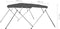 vidaXL - Biminitop - 4-boogs - 243x180x137 - cm - antracietkleurig