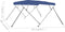 vidaXL - Biminitop - 4-boogs - 243x180x137 - cm - blauw