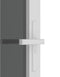 vidaXL - Binnendeur - 102,5x201,5 - cm - ESG-glas - en - aluminium - wit