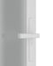 vidaXL - Binnendeur - 93x201,5 - cm - matglas - en - aluminium - wit