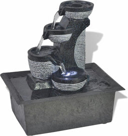 vidaXL - Binnenfontein - met - LED-verlichting - polyresin