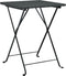 vidaXL - Bistroset - inklapbaar - 3 - st - poly - rattan - zwart