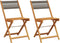 vidaXL - Bistrostoelen - 2 - st - massief - acaciahout - en - touw - grijs