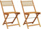 vidaXL - Bistrostoelen - 2 - st - massief - acaciahout - en - touw - beige