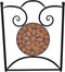 vidaXL - Bistrostoelen - inklapbaar - 2 - st - keramiek - terracottakleurig