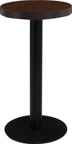 vidaXL - Bistrotafel - 40 - cm - MDF - donkerbruin