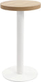 vidaXL - Bistrotafel - 40 - cm - MDF - lichtbruin
