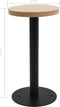 vidaXL - Bistrotafel - 40 - cm - MDF - lichtbruin
