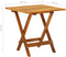 vidaXL - Bistrotafel - 46x46x47 - cm - massief - acaciahout