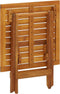 vidaXL - Bistrotafel - 46x46x47 - cm - massief - acaciahout