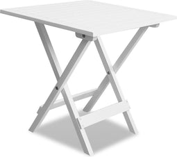 vidaXL Bistrotafel 46x46x47 cm massief acaciahout wit