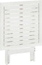 vidaXL Bistrotafel 46x46x47 cm massief acaciahout wit