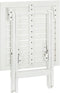 vidaXL Bistrotafel 46x46x47 cm massief acaciahout wit