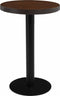 vidaXL - Bistrotafel - 50 - cm - MDF - donkerbruin
