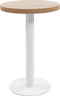vidaXL - Bistrotafel - 50 - cm - MDF - lichtbruin