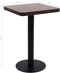 vidaXL - Bistrotafel - 50x50 - cm - MDF - donkerbruin