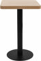 vidaXL - Bistrotafel - 50x50 - cm - MDF - lichtbruin
