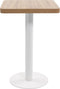 vidaXL - Bistrotafel - 50x50 - cm - MDF - lichtbruin