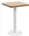 vidaXL - Bistrotafel - 50x50 - cm - MDF - lichtbruin