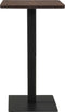 vidaXL - Bistrotafel - 50x50x107 - cm - donkeressenkleurig