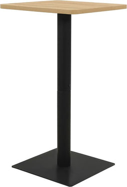 vidaXL - Bistrotafel - 50x50x107 - cm - eikenkleurig