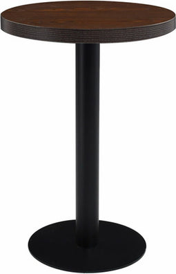 vidaXL - Bistrotafel - 60 - cm - MDF - donkerbruin