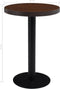 vidaXL - Bistrotafel - 60 - cm - MDF - donkerbruin