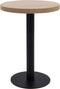 vidaXL - Bistrotafel - 60 - cm - MDF - lichtbruin