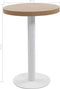 vidaXL - Bistrotafel - 60 - cm - MDF - lichtbruin