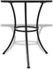 vidaXL Bistrotafel 60 cm mozaïek terracottakleurig en wit