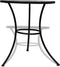 vidaXL - Bistrotafel - 60 - cm - mozaïek - zwart - en - wit