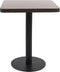vidaXL - Bistrotafel - 60x60 - cm - MDF - donkerbruin