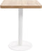 vidaXL - Bistrotafel - 60x60 - cm - MDF - lichtbruin