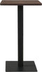 vidaXL - Bistrotafel - 60x60x107 - cm - donkeressenkleurig