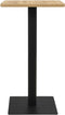vidaXL - Bistrotafel - 60x60x107 - cm - eikenkleurig