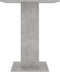 vidaXL - Bistrotafel - 60x60x75 - cm - bewerkt - hout - betongrijs