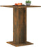 vidaXL - Bistrotafel - 60x60x75 - cm - bewerkt - hout - gerookt - eikenkleurig