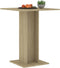 vidaXL - Bistrotafel - 60x60x75 - cm - bewerkt - hout - sonoma - eikenkleurig