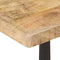 vidaXL - Bistrotafel - 60x60x77 - cm - ruw - mangohout
