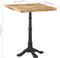 vidaXL - Bistrotafel - 60x60x77 - cm - ruw - mangohout