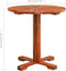 vidaXL - Bistrotafel - 70x70 - cm - massief - acaciahout