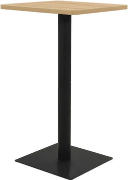 vidaXL Bistrotafel 70x70x107 cm eikenkleurig