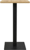 vidaXL Bistrotafel 70x70x107 cm eikenkleurig
